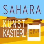 Logo der kleinsten Galerie der Sahara, Sahara Kunstkasterl von Günter Haslbeck